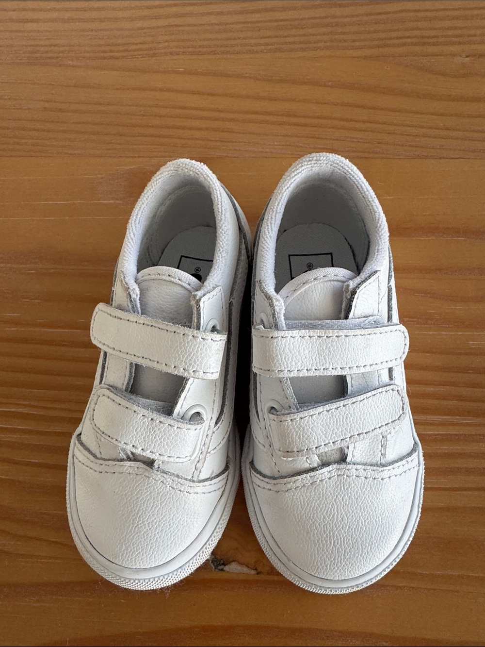 Vans baby White Velcro Sneakers - Picture 3 of 8
